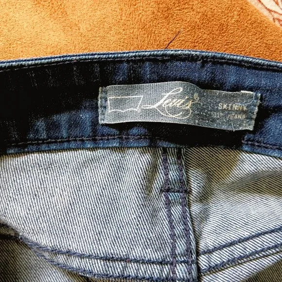 Levi's 531 Low Rise Skinny Jeans, Size 28 - Picture 3 of 8